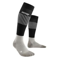Skarpety zimowe ultralekkie z wełną merino damskie CEP. Szare skarpetki CEP, bez wzorów, z wełny. Za 209.00 zł.
