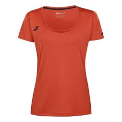 Koszulka dziecięca Babolat Play Cap Sleeve Top Jr. Czerwone topy BABOLAT, bez wzorów, sportowe, bez kołnierzyka, bez ramiączek. Za 68.99 zł.