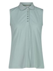 CMP Funkcyjny top polo w kolorze miętowym rozmiar: 36. Niebieskie topy CMP, bez wzorów, z materiału, bez kołnierzyka, bez ramiączek. Za 55.95 zł.