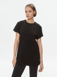 Pinko T-Shirt 102346 A1CY Czarny Regular Fit. Czarne t-shirty Pinko, xs, bez wzorów, z bawełny, bez kołnierzyka, bez ramiączek. Za 219.99 zł.