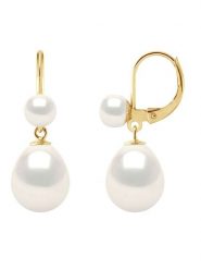 Pearl Addict Złote kolczyki z perłami rozmiar: onesize. Białe kolczyki Pearl Addict, z perłą, złote. Za 904.99 zł.