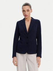 Olsen Marynarka 15001367 Granatowy Regular Fit. Niebieskie marynarki i żakiety Olsen, bez wzorów, z syntetyku, bez ramiączek. Za 369.99 zł.