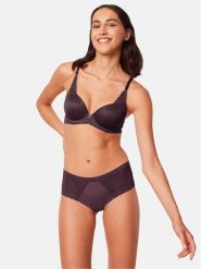 Triumph Biustonosz z fiszbiną Aura Spotlight T WHP 10216459 Fioletowy. Fioletowe biustonosze Triumph, bez wzorów, z syntetyku. Za 119.99 zł.