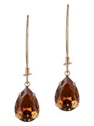 Otazu Pozłacane kolczyki z kryształami Swarovski rozmiar: onesize. Żółte kolczyki Otazu, z kryształem, pozłacane. Za 100.99 zł.