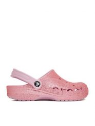 Crocs Klapki C-BAYA GLITTER CLOG 205925-6GD Różowy. Czerwone klapki Crocs, bez wzorów, z tworzywa sztucznego, bez obcasa, bez zapięcia. Za 149.99 zł.