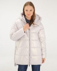 Szara kurtka z ortalionu. Szare kurtki Unisono, s, bez wzorów, z tkaniny, bez kaptura. Za 529.00 zł.