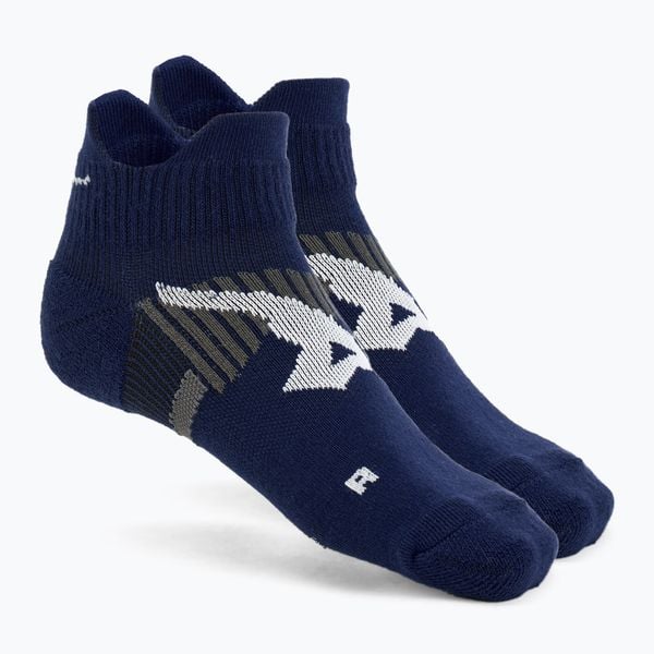 Skarpety Mizuno DryLite Race Mid. Niebieskie skarpetki Mizuno, bez wzorów, z elastanu. Za 52.99 zł.