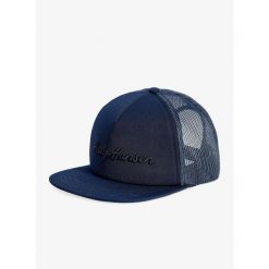 Czapka z daszkiem Helly Hansen Flatbrim Trucker Cap - navy/navy. Niebieskie czapki z daszkiem Helly Hansen, bez wzorów, sportowe. Za 130.99 zł.