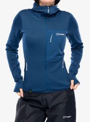 Bluza damska rozpinana Berghaus Ridge-Hiker Hoody. Zielone bluzy Berghaus, s, bez wzorów, z materiału, bez ramiączek, z kapturem. Za 560.99 zł.
