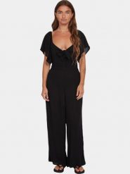 Ogółem kobiety O'Neill Kesia Jumpsuit. Czarne kombinezony O'Neill, na lato, xs, bez wzorów, z materiału, bez kołnierzyka, bez ramiączek. Za 389.00 zł.