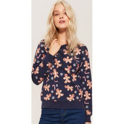Bluza ze świątecznym motywem - Granatowy. Bluzy marki DOMYOS. W wyprzedaży za 39.99 zł.
