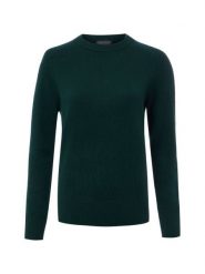 Franco Callegari Sweter z dzianiny merino Kobiety drobna dzianina zielony, XXL. Zielone swetry Franco Callegari, xxl, bez wzorów, z dzianiny, bez ramiączek. Za 299.95 zł.