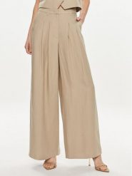 Herskind Spodnie materiałowe Lotus 5114840 Beżowy Relaxed Fit. Brązowe spodnie materiałowe Herskind, bez wzorów, z materiału. Za 979.99 zł.