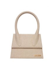 JACQUEMUS Torebka Le Grand Chiquioto 213BA003 Beżowy. Brązowe torebki klasyczne JACQUEMUS, bez wzorów, ze lnu, bez dodatków. Za 3,699.00 zł.