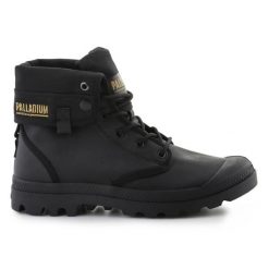 Buty Palladium Baggy Coated 74315-008-M czarne. Czarne buty treningowe bez wzorów, z gumy, bez zapięcia. Za 599.46 zł.