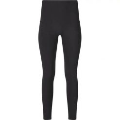 Damskie legginsy Athlecia Fineley. Czarne legginsy Athlecia, bez wzorów, z materiału, sportowe. Za 223.50 zł.