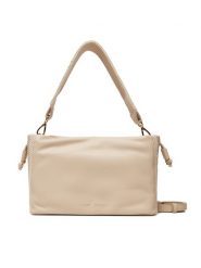Tommy Hilfiger Torebka Th Soft Summer Mini Bucket AW0AW17541 Beżowy. Brązowe torebki klasyczne Tommy Hilfiger, bez wzorów, ze skóry, bez dodatków. Za 649.99 zł.