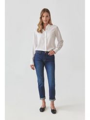 TATUUM Dżinsy - Regular fit - w kolorze granatowym rozmiar: 42. Niebieskie jeansy Tatuum, z aplikacjami, klasyczne. Za 180.91 zł.