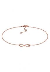 Elli Damska bransoletka na kostkę Infinity Elegant w srebrze 925 Sterling Silver Bransoletki na nogę 1 ct Damski. Szare bransoletki Elli, srebrne. Za 243.99 zł.