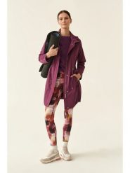 TATUUM Płaszcz przejściowy w kolorze ciemnofioletowym rozmiar: 38. Różowe płaszcze Tatuum, bez wzorów, bez kaptura. Za 280.95 zł.
