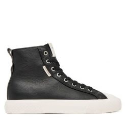 Trampki Calvin Klein. Czarne trampki Calvin Klein, bez wzorów, bez zapięcia. Za 409.99 zł.