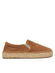 REPLAY Espadryle GWF22 .000.C0086T Beżowy. Brązowe espadryle Replay, bez wzorów, z materiału, bez obcasa. Za 259.99 zł.