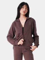 Carpatree Bluza "Varsity" w kolorze brązowym rozmiar: XS. Brązowe bluzy Carpatree, xs, bez wzorów, z bawełny, bez ramiączek, bez kaptura. Za 140.20 zł.