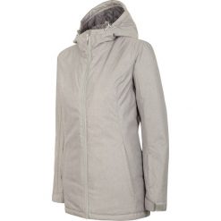 Kurtka narciarska damska KUDN002 - chłodny jasny szary melanż. Kurtki narciarskie marki WED'ZE. Za 299.99 zł.