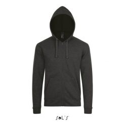 Bluza z kapturem Sol's Stone. Szare bluzy SOL'S, s, bez wzorów, z bawełny, bez ramiączek, z kapturem. Za 132.75 zł.