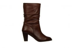 Kozaki Bayla-161 077 44579 Taupe 161568, Brązowy, Skóra naturalna - 40. Brązowe kozaki Bayla, bez wzorów, z gumy, eleganckie, bez obcasa, na obcasie, bez zapięcia. W wyprzedaży za 269.10 zł.