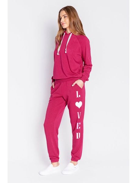 PJ Salvage Spodnie dresowe w kolorze różowym rozmiar: L. Różowe spodnie dresowe PJ Salvage, bez wzorów, z dresówki. Za 87.81 zł.
