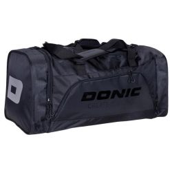Torba sportowa Donic Korvo. Czarne torby sportowe DONIC, bez wzorów, z żakardem, duże. Za 345.50 zł.