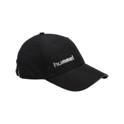 Czapka z daszkiem Hummel Basic Cap r. uniwersalny 089066. Czarne czapki z daszkiem Hummel, bez wzorów, sportowe. Za 69.00 zł.