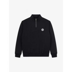 MANTO bluza CIRCLE czarna. Czarne bluzy MANTO, bez wzorów, bez ramiączek, bez kaptura. Za 279.00 zł.