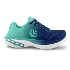 Damskie buty do biegania Topo Athletic Specter 2. Niebieskie buty do biegania Topo Athletic, bez wzorów, bez zapięcia, do biegania. Za 818.95 zł.