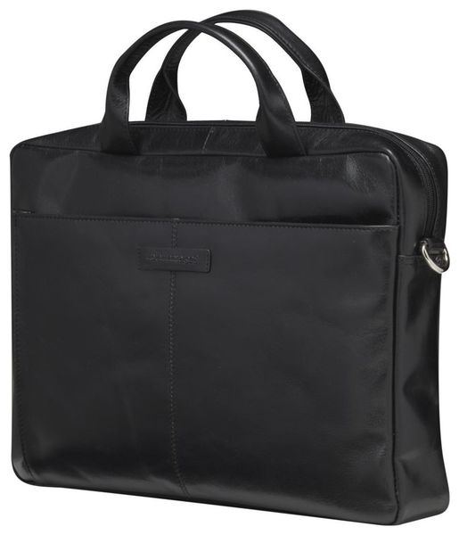 Torba dbramante1928 Amalienborg 15'' czarny. Czarne torby na laptopa DBRAMANTE1928, bez wzorów. Za 339.00 zł.
