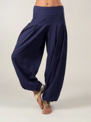 Aller Simplement Spodnie w kolorze granatowym rozmiar: 34-38. Niebieskie spodnie materiałowe Aller Simplement, bez wzorów, z materiału, klasyczne, z podwyższonym stanem. Za 43.99 zł.