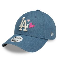 Czapka z daszkiem New Era. Niebieskie czapki z daszkiem New Era, bez wzorów, z denimu. Za 119.99 zł.