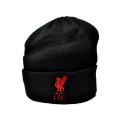 Czapka zimowa Liverpool FC - licencjonowana. Czarne czapki zimowe LIVERPOOL FC, bez wzorów, sportowe. Za 119.99 zł.
