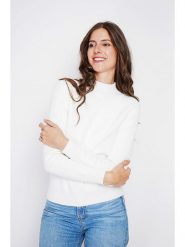 William de Faye Sweter w kolorze białym rozmiar: 34. Białe swetry William de Faye, bez wzorów, klasyczne, bez ramiączek. Za 105.38 zł.