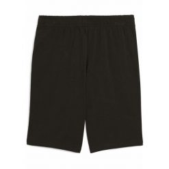 Młodzieżowe szorty ESS z logo No. 1 z dżerseju PUMA Black. Czarna szorty Puma, bez wzorów, z dżerseju, młodzieżowe. Za 89.00 zł.