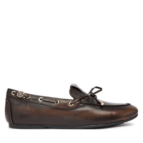 Mokasyny Guess. Brązowe mokasyny Guess, z aplikacjami. Za 544.99 zł.