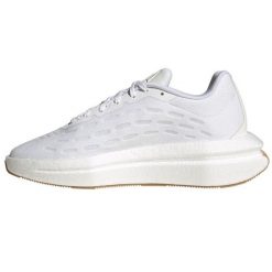 Buty adidas Flowboost JR7932 biale białe. Białe buty treningowe bez wzorów, z gumy, bez zapięcia. Za 621.43 zł.