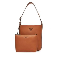 Torebka Guess. Brązowe torebki klasyczne Guess, z aplikacjami, klasyczne, bez dodatków. Za 519.99 zł.