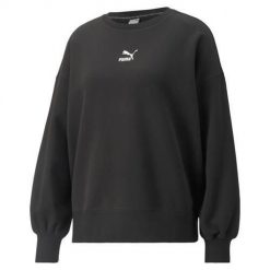 Bluza sportowa damska Puma 53351201. Czarne bluzy bez kaptura Puma, l, bez wzorów, bez kaptura. Za 337.00 zł.