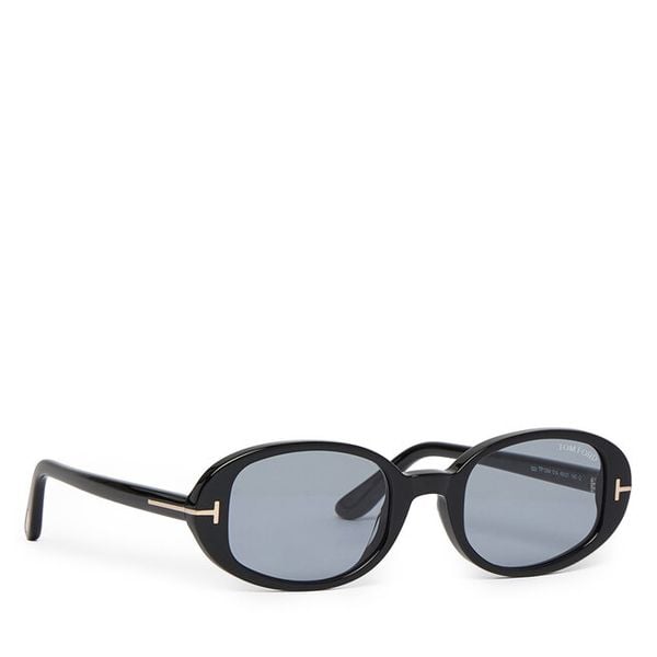 Okulary przeciwsłoneczne Tom Ford. Czarne okulary przeciwsłoneczne TOM FORD, bez wzorów. Za 1,274.99 zł.