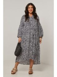 Curvy Lady Sukienka w kolorze granatowym rozmiar: 44/46. Niebieskie sukienki Curvy Lady, na co dzień, bez wzorów, klasyczne, bez kołnierzyka, bez ramiączek, maxi, proste. Za 171.45 zł.