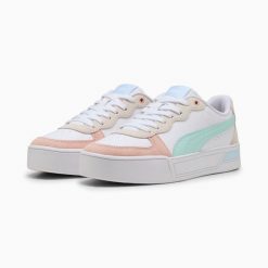 Puma Buty Skye Sd 39707601. Białe buty treningowe Puma, bez wzorów, ze skóry, bez zapięcia. Za 182.99 zł.