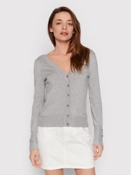 Guess Kardigan Zena W2YR33 Z2V62 Szary Regular Fit. Szare swetry Guess, xxl, z aplikacjami, z wiskozy, bez ramiączek. Za 429.99 zł.