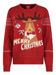 Sublevel Sweter w kolorze czerwonym rozmiar: L. Czerwone swetry Sublevel, l, bez wzorów, bez ramiączek. Za 146.45 zł.